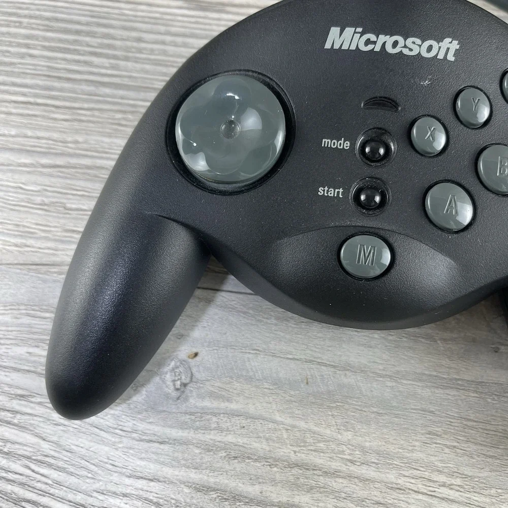 Genuine Microsoft Sidewinder Gamepad PC Gameport Retro Controller